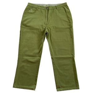 Hammerschmid Women’s Studded Embroidered Pocket Capri Pants Size 12